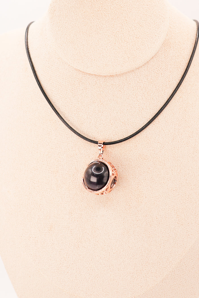 Pendentif | Sphère de Lune en Améthyste